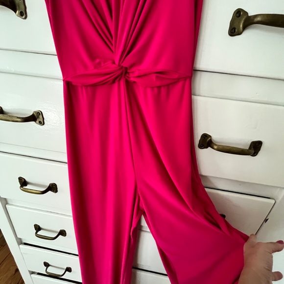 Vince Camuto Hot Pink Jumpsuit - Picture 5 of 6